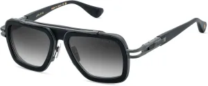 Dita LXN-EVO DT DTS403 A-05 Matte Black/Black Iron Metal Navigator Sunglasses Grey Gradient Lens
