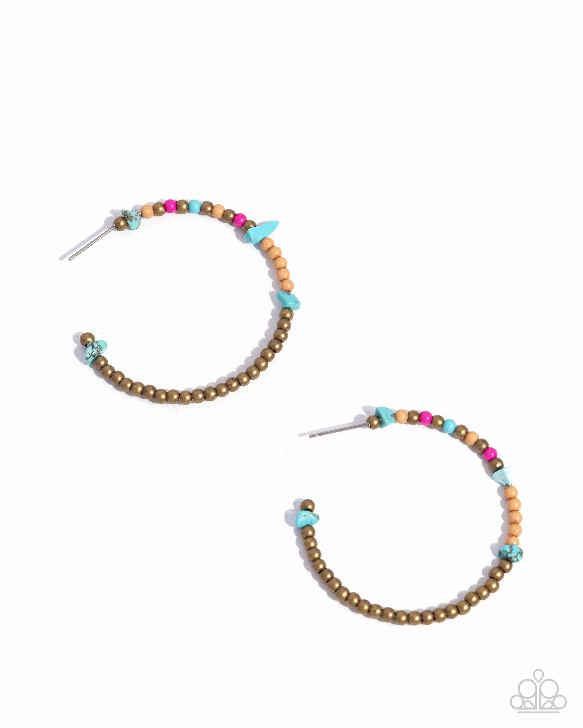 Earrings Pointed Promise - Brass E2319
