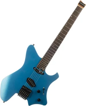 EART GW2T-SE Headless Electric Guitar, Solid Electric Guitar Roasted Mahogany Body with Roasted Canada Hard Maple Standard Artones-TSE Pickup,Satin Finish