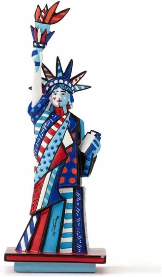 Enesco Romero Britto Statue of Liberty Small Figurine