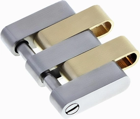 Ewatchparts Link Compatible With Quartz Oyster Watch Band 36mm Rolex 18K / Stainless Steel Real Gold 17000 17013A 17013B