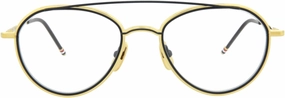 Eyeglasses THOM BROWNE TB 109 C-GLD-NVY Yellow Gold-Matte Navy