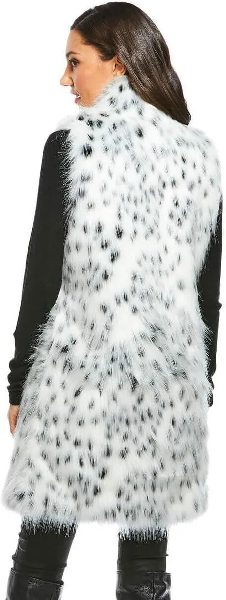 Fabulous-Furs Donna Salyers Frosted Faux Fur Stroller Vest