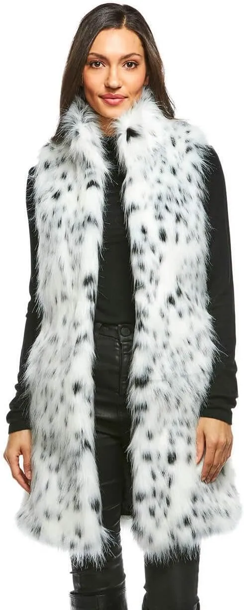 Fabulous-Furs Donna Salyers Frosted Faux Fur Stroller Vest