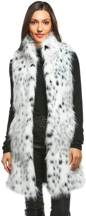 Fabulous-Furs Donna Salyers Frosted Faux Fur Stroller Vest