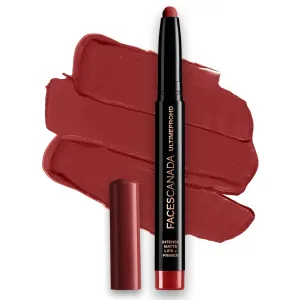 Faces Canada Hd Intense Matte Lipstick, Feather Light Comfort, 10 Hrs Stay, Primer Infused, Flawless Hd Finish, Made In Germany, Brown, Red, Pink, Purple, Nude Lip Color, Crushed Berry, 0.05 Oz