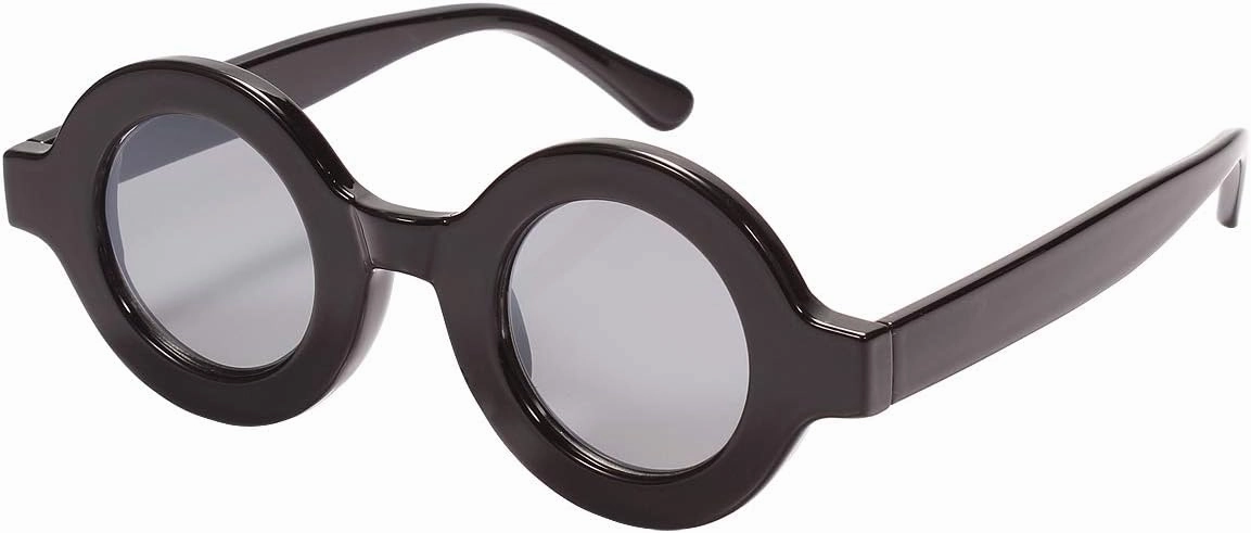 Fashion Thick Bold Frame Round Sunglasses Anti-UV Outdoor Colorful Glasses