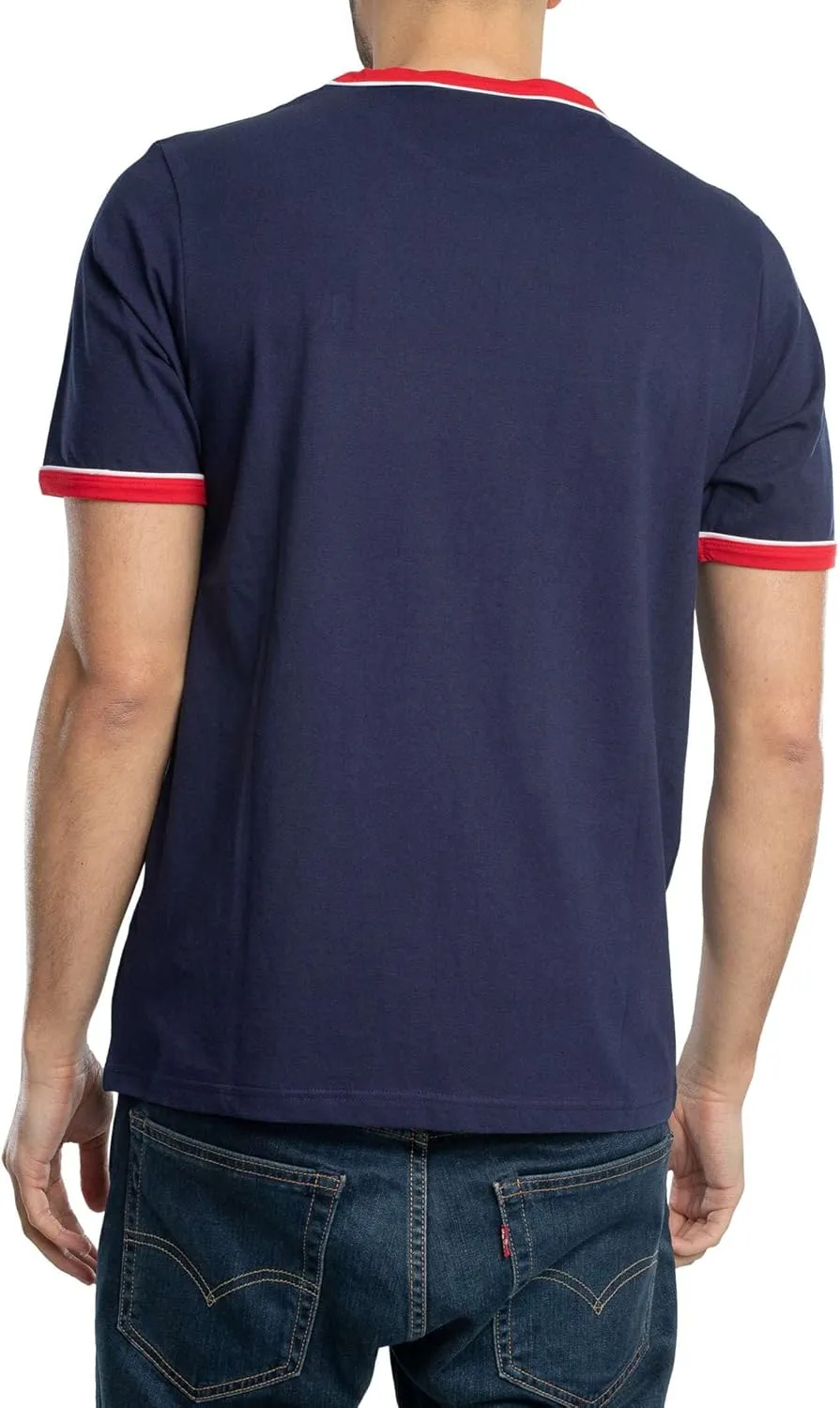 Fila Men's Razee T-Shirt, Navy/Red/White