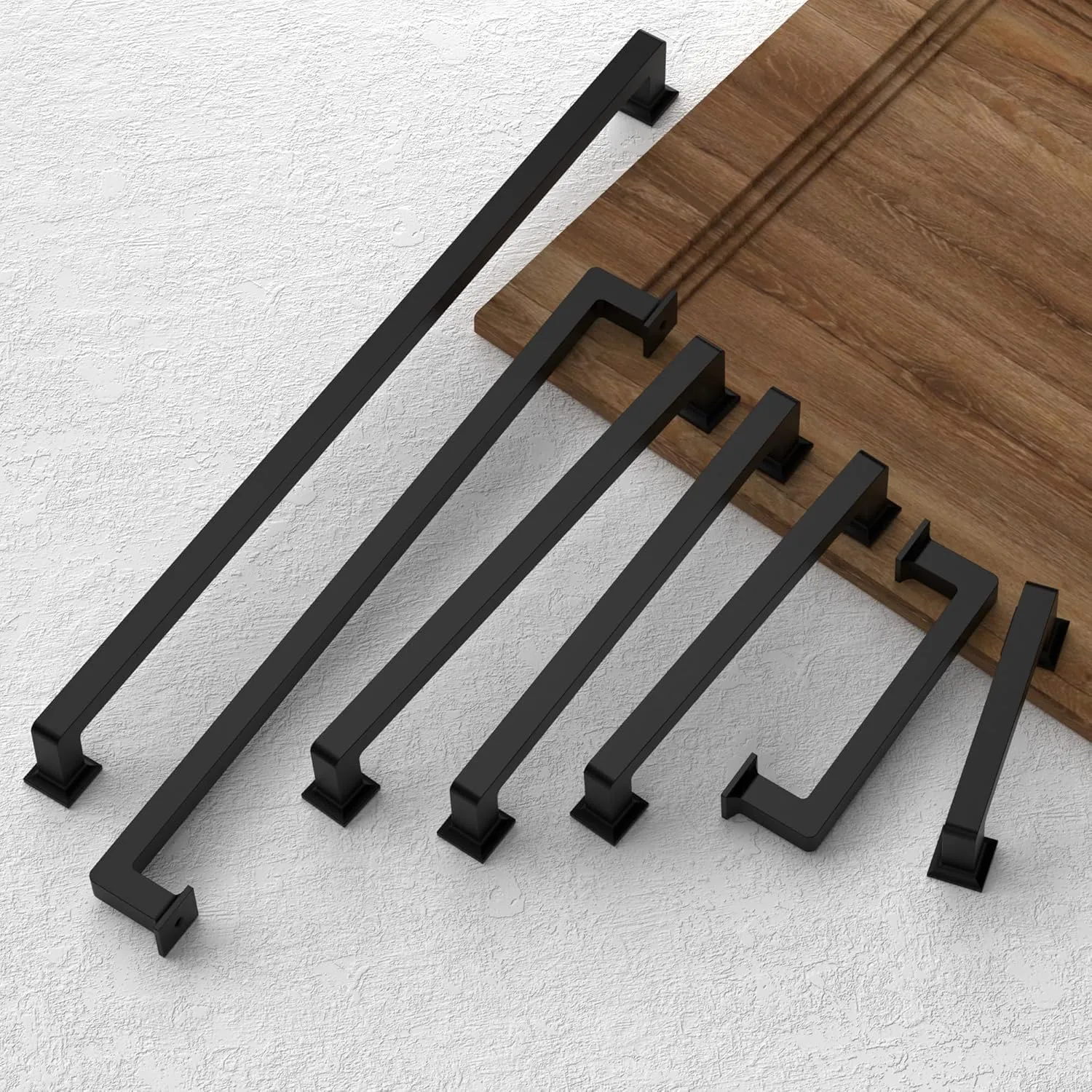 FILTA Cabinet Handles 5 Inch 10 Pack Matte Black Cabinet Pulls for Kitchen Metal Drawer Pulls Modern Cabient Hardware Cupboard Handles