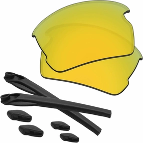 Flak 2.0 Lenses & Rubber Kits Replacement for Oakley Sunglass OO9295 Polarized