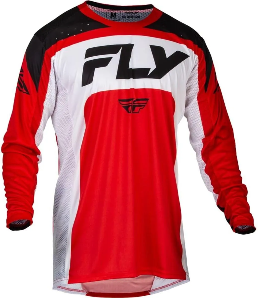 Fly Racing 377-722YXL Youth Lite Jersey Red/White/Black YXL