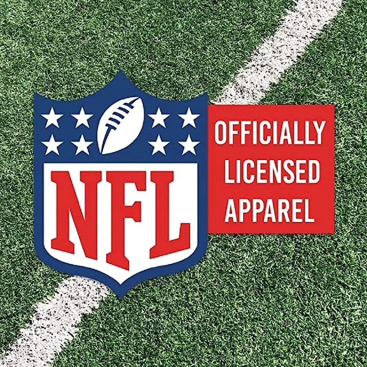 FOCO NFL Men's Officially Licensed Football Team Logo Wordmark Distressed Performance Team Color Crewneck T-Shirt