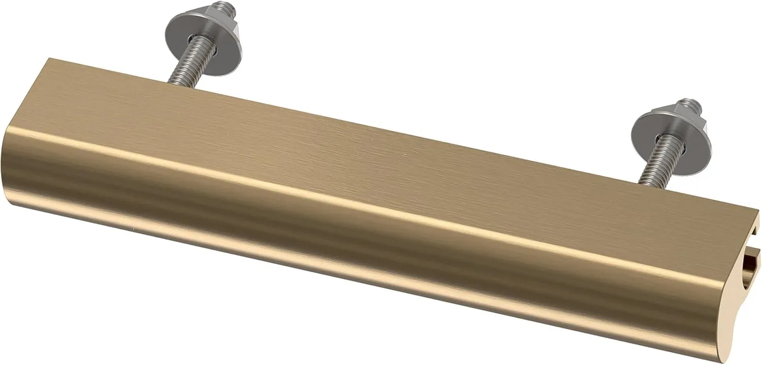 Franklin Brass Adjusta-Pull Dropped Edge (5-Pack) Adjustable Drawer Pulls/Cabinet Handles 1" to 4" Hole Center Champagne Bronze Kitchen Hardware, Doors, Dressers, Furniture P49108-CZ-B