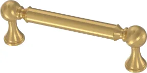 FRANKLIN BRASS Classic Farmhouse (10-Pack) Cabinet Handles 3-3/4" Hole Center | Modern Gold Kitchen Pulls, Hardware for Dressers, Drawers, Furniture P41929C-117-B