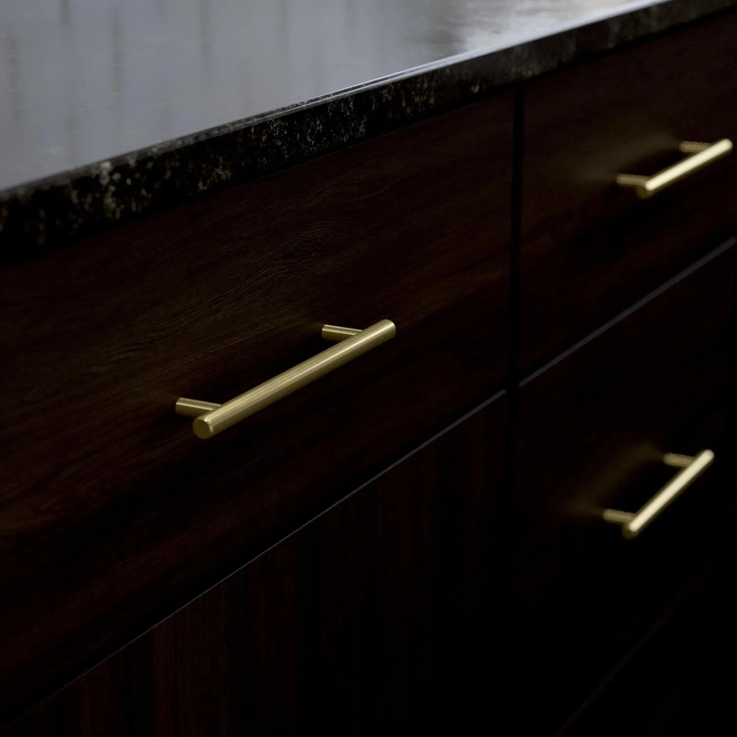 Franklin Brass Simple Bar (30-Pack) Cabinet Handles 5-1/16' Hole Center Satin Gold Kitchen Drawer Pulls Dresser, Furniture Hardware P46642K-523-B3