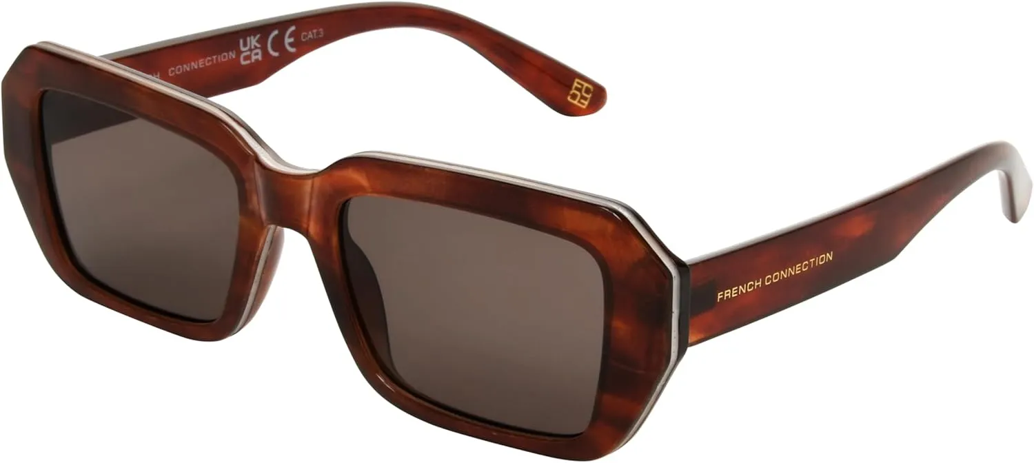 French Connection Women's Mabel Rectangular Sunglasses