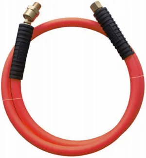 FRITA INC 1315S349-R Master Mechanic Red Rubber Whip Hose, 3/8-inch x 3-feet