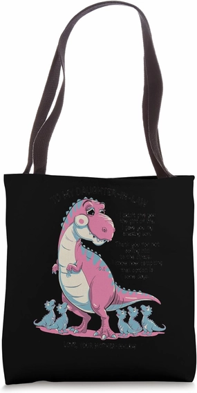 Funny Mother-in-Law Quote with Dinosaurs Tote Bag