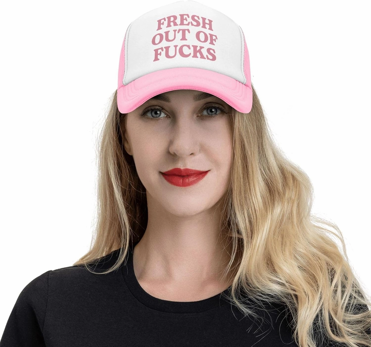Funny Trucker Hats for Women Crazy Hats for Adults Pink Dirty Inappropriate Trucker Hats Cute Bachelorette Hats