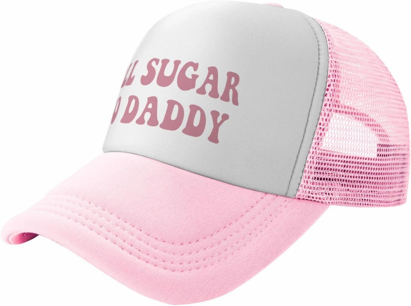Funny Trucker Hats for Women Crazy Hats for Adults Pink Dirty Inappropriate Trucker Hats Cute Bachelorette Hats