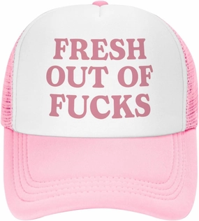 Funny Trucker Hats for Women Crazy Hats for Adults Pink Dirty Inappropriate Trucker Hats Cute Bachelorette Hats