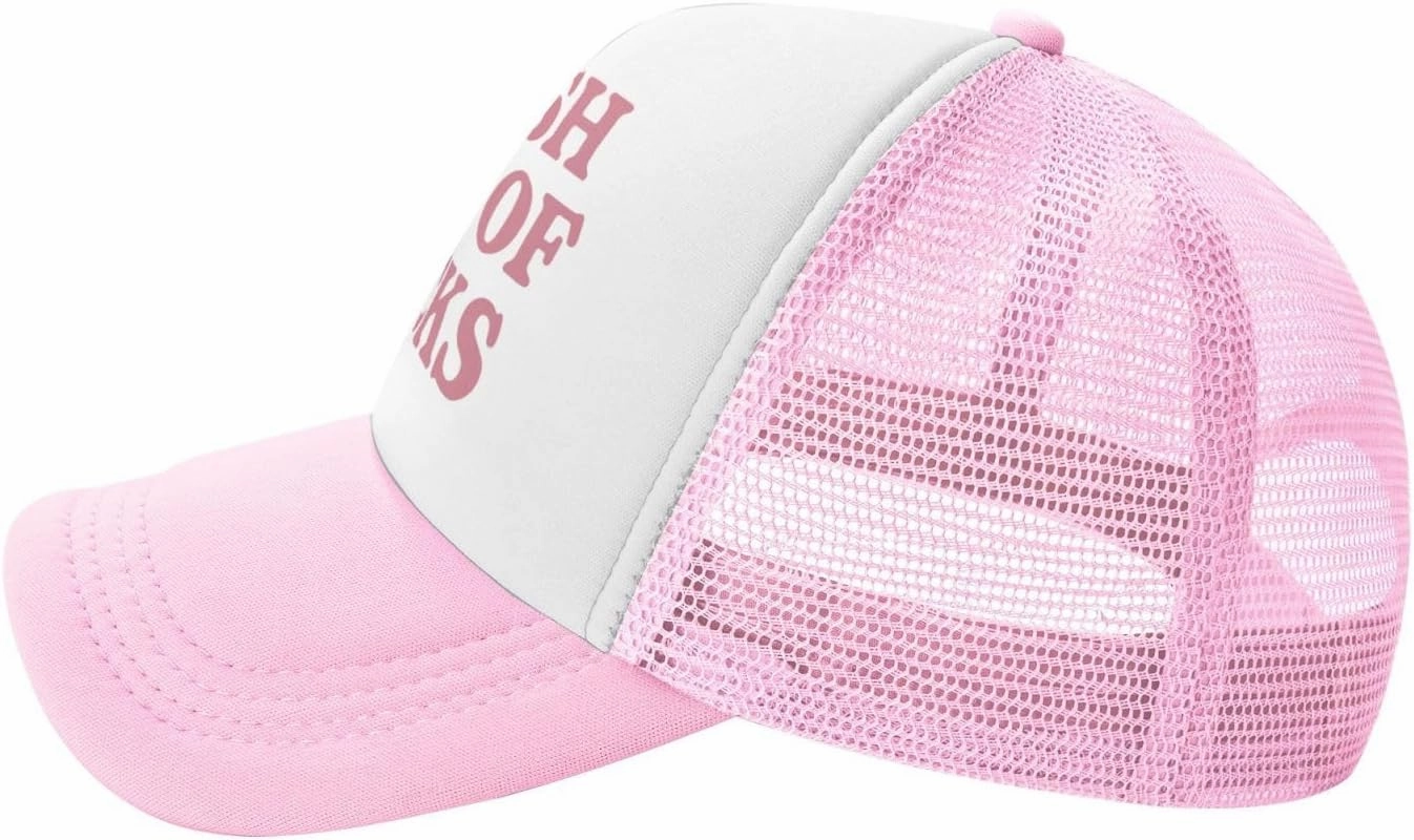 Funny Trucker Hats for Women Crazy Hats for Adults Pink Dirty Inappropriate Trucker Hats Cute Bachelorette Hats