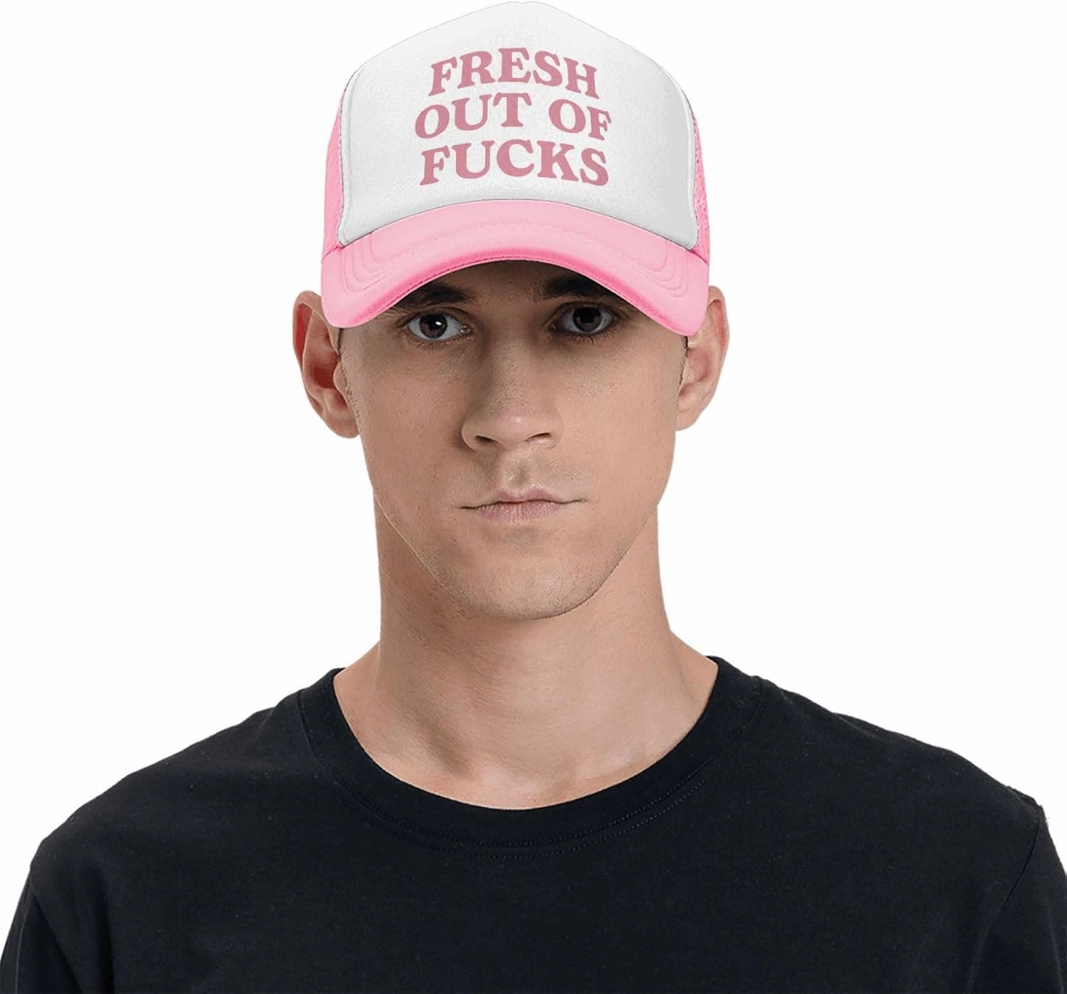 Funny Trucker Hats for Women Crazy Hats for Adults Pink Dirty Inappropriate Trucker Hats Cute Bachelorette Hats