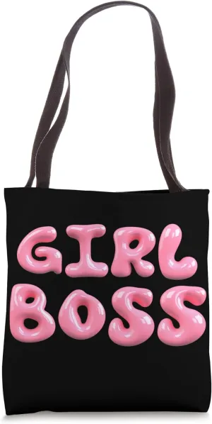 Girl Boss Bold & Ambitious Female Empowerment Tote Bag
