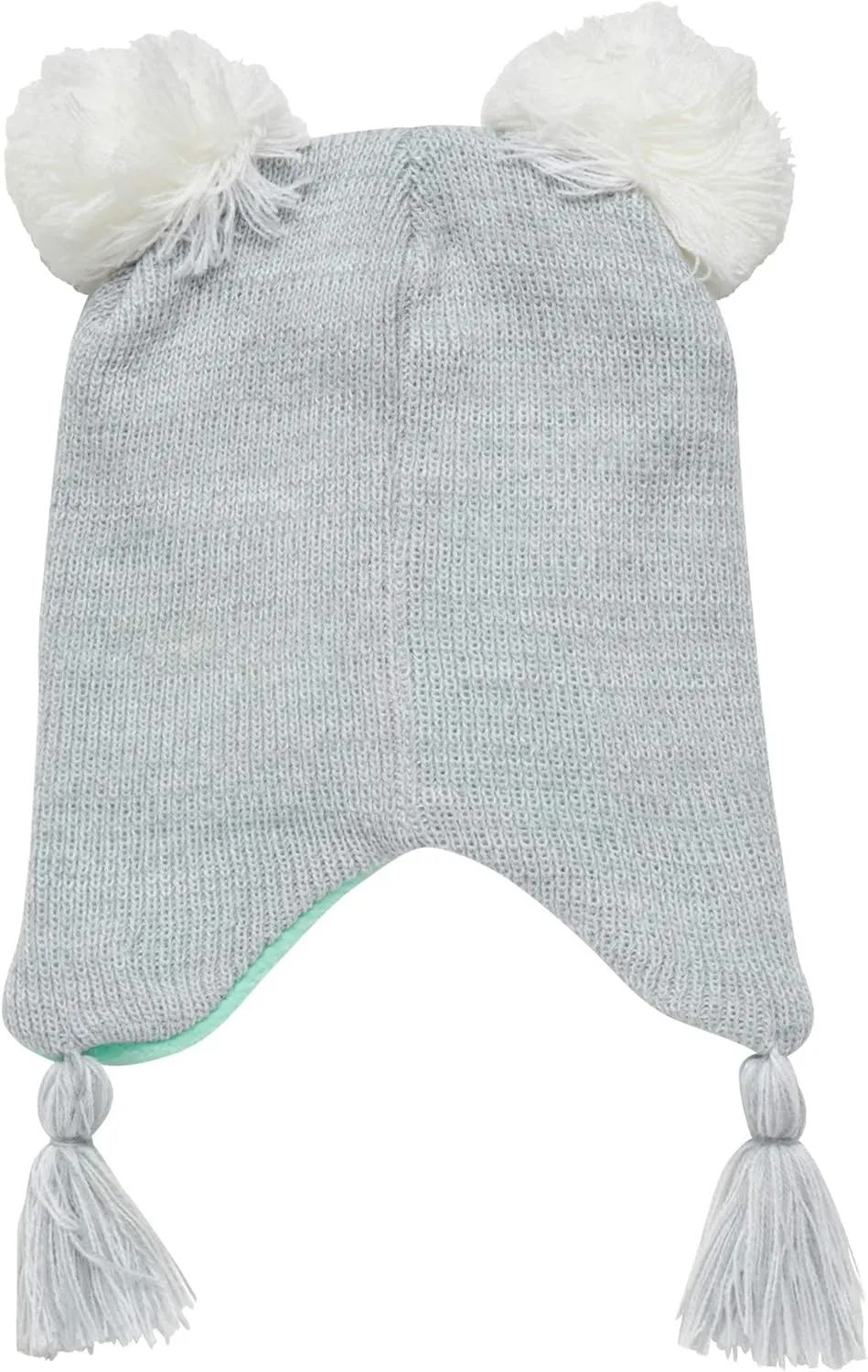 Girls Critter Winter Hat and 2 Pair Gloves or Mittens (Toddler/Little Girls)