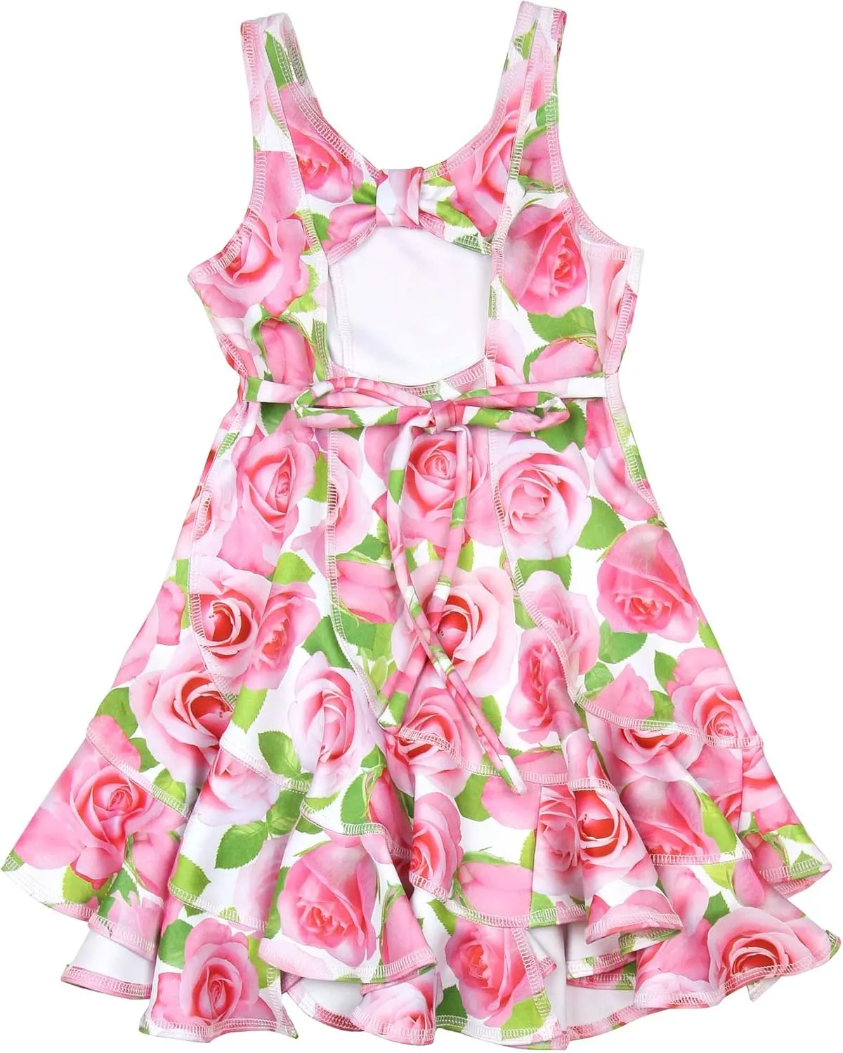 Girls' Scuba Dress Rose Parfeit, Sizes 4-12