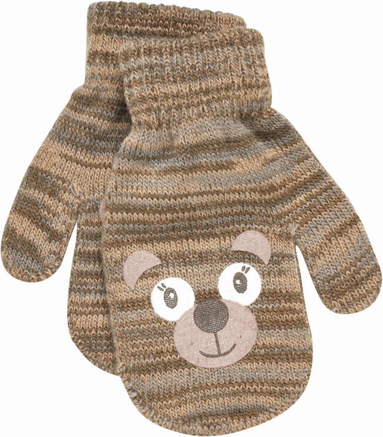 Girls Critter Winter Hat and 2 Pair Gloves or Mittens (Toddler/Little Girls)