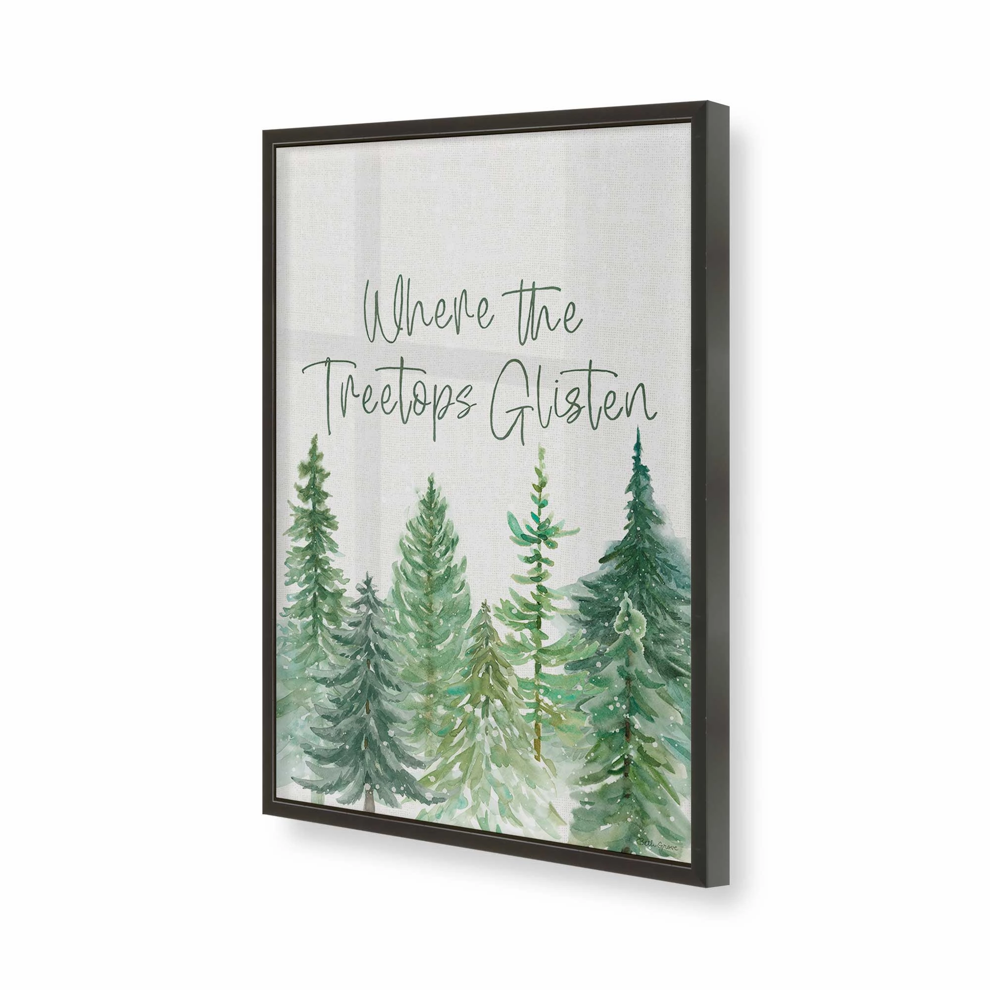 Glistening Treetops Print