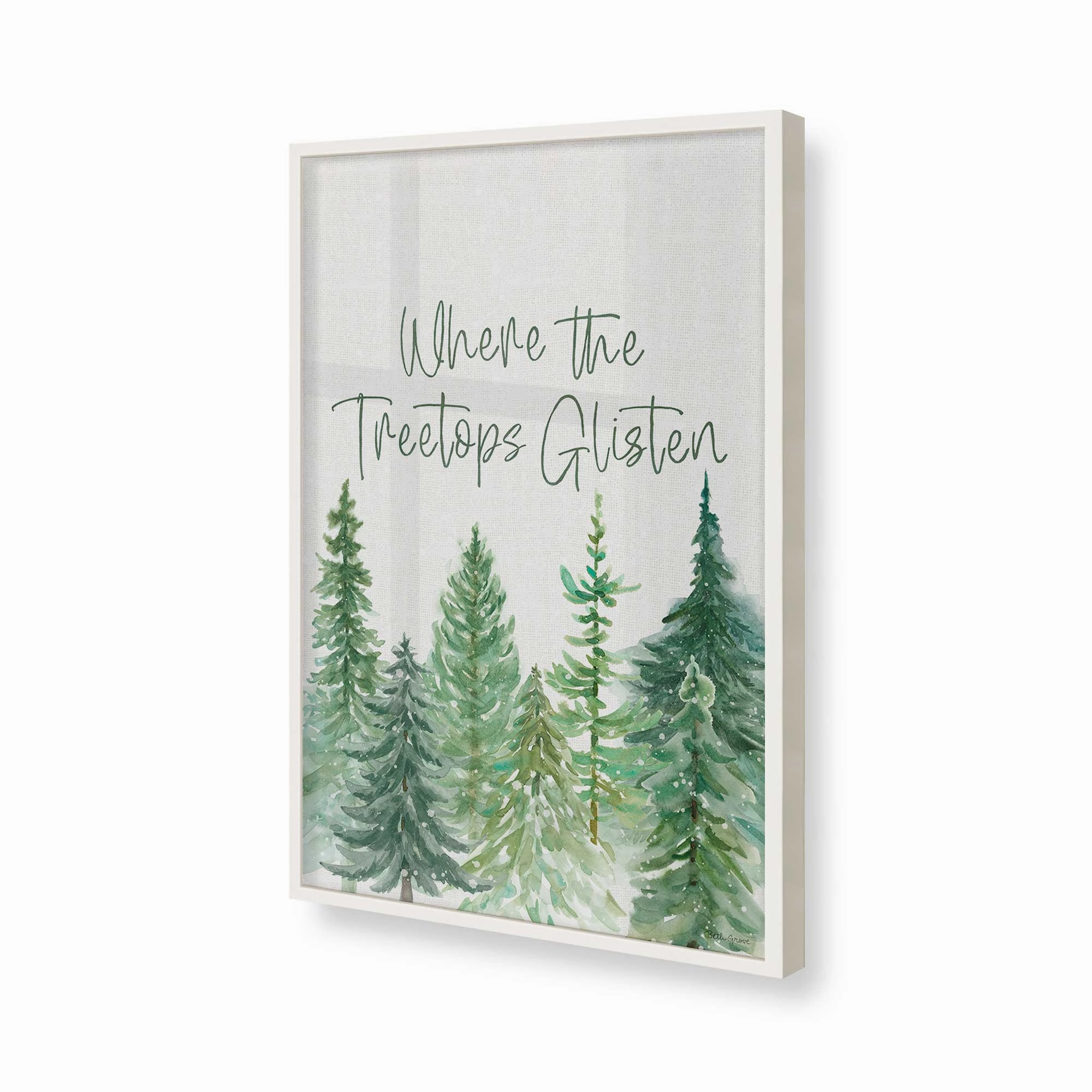 Glistening Treetops Print