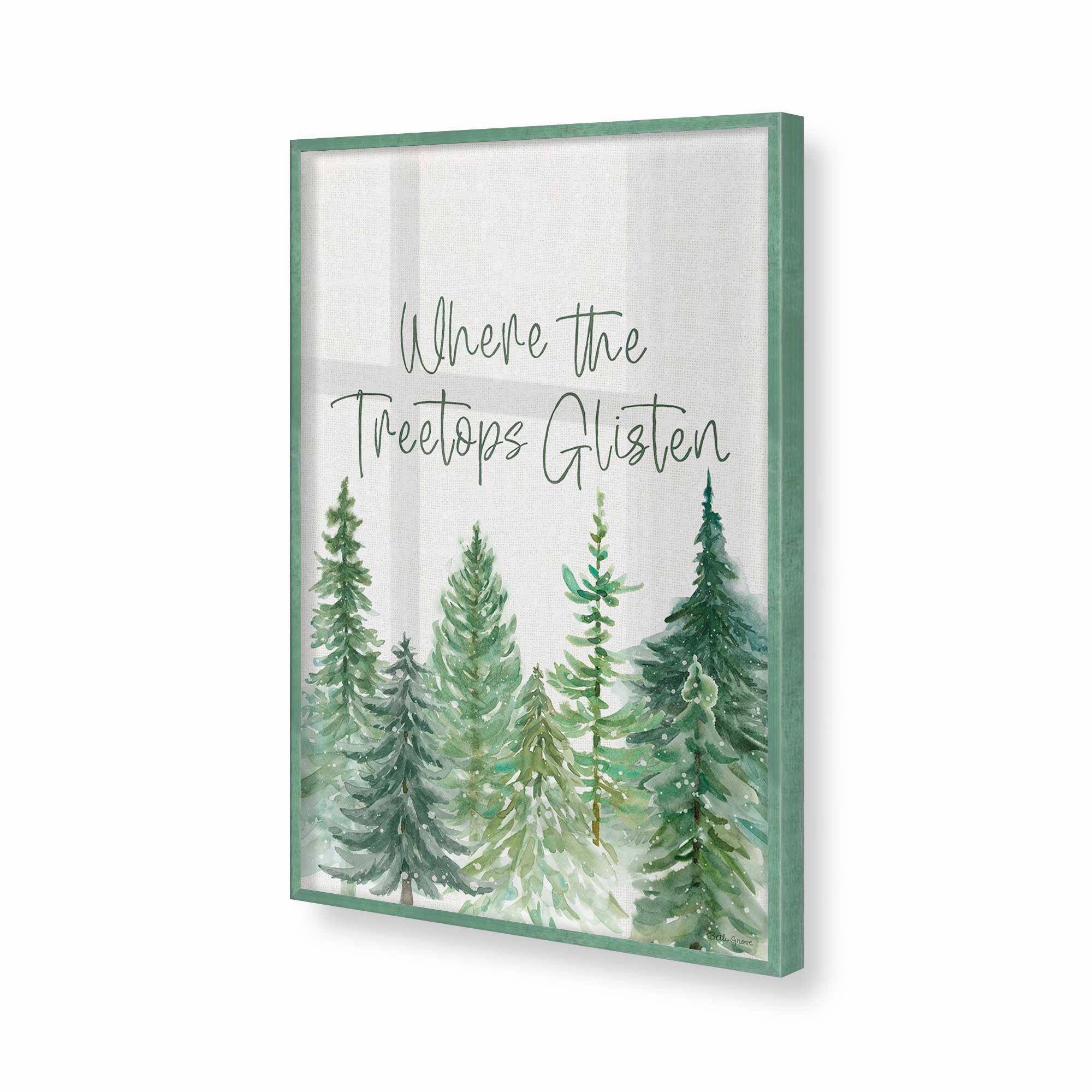 Glistening Treetops Print