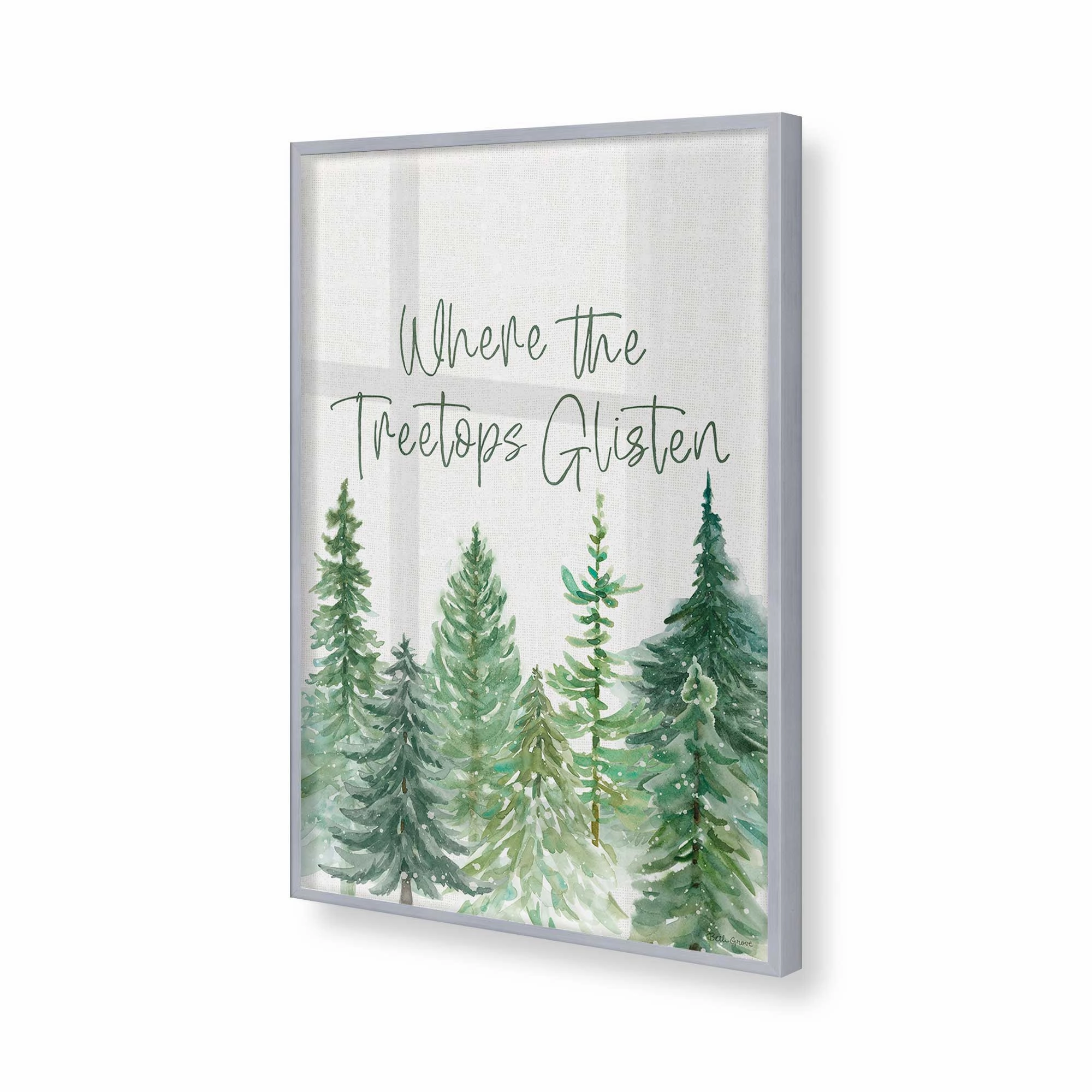 Glistening Treetops Print