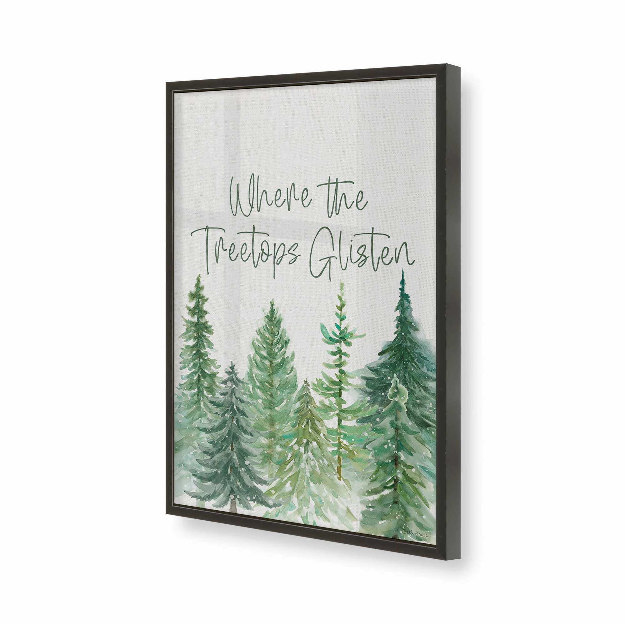 Glistening Treetops Print