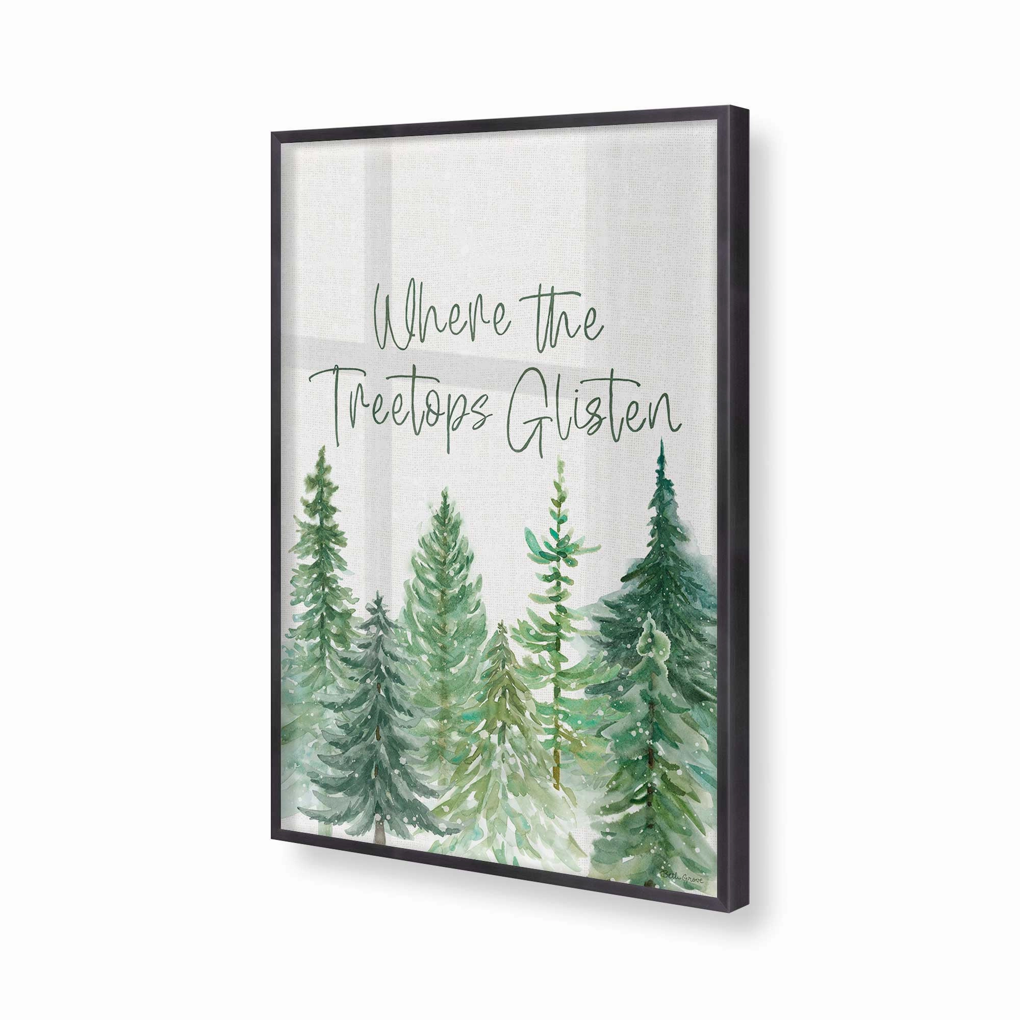Glistening Treetops Print