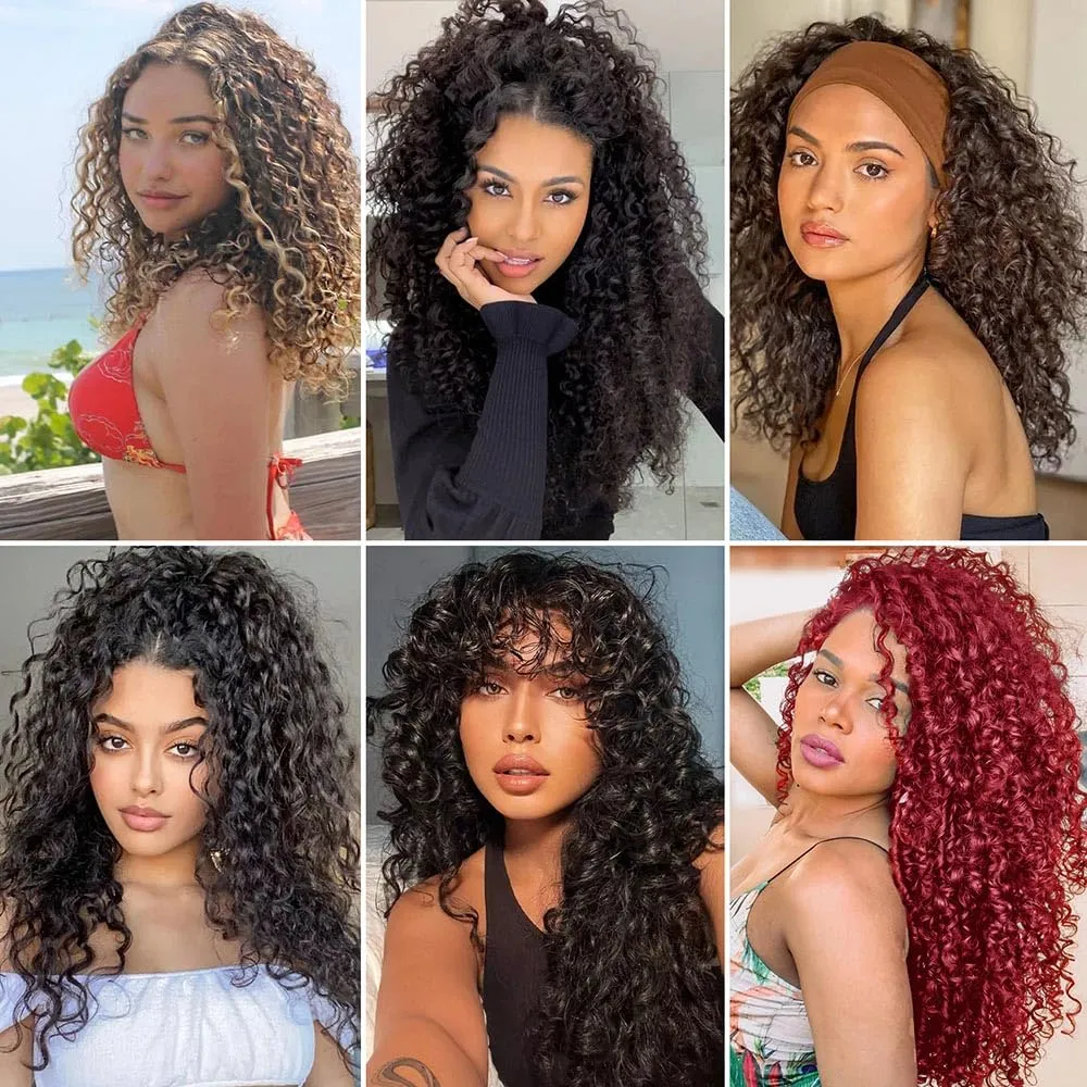 GoGo Curl Crochet Hair 14Inch 6Packs Curly Crochet Hair Water Wave Crotchet Braiding Hair for Black Women (14 Inch (Pack of 6), 1B/350#)