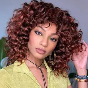 Gogo Curl Crochet Hair 8 Packs Ocean Wave Crochet Hair Pre Looped Deep Twist Goddess Box Braids Curly Water Wave Synthetic Braiding Hair For Black Women (#T350, 10 Inch (Pack of 8))