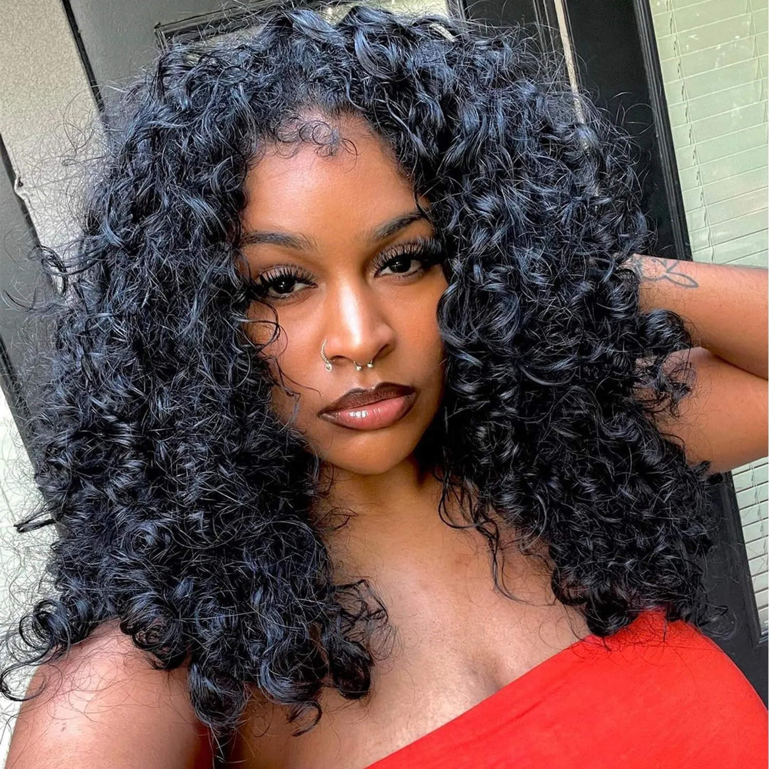 Gogo Curl Crochet Hair 8 Packs Pre Looped Ombre Water Wave Crochet Hair Ocean Wave Goddess Box Braids Deep Twist Synthetic Braiding Hair for Women 14 Inch Natural Color