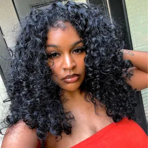 Gogo Curl Crochet Hair 8 Packs Pre Looped Ombre Water Wave Crochet Hair Ocean Wave Goddess Box Braids Deep Twist Synthetic Braiding Hair for Women 14 Inch Natural Color