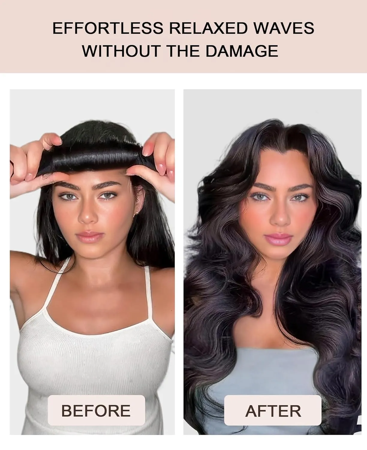 Grande Heatless Curls Overnight Rods No Heat Hair Curlers to Sleep Jumbo Foam Large Hair Rollers for Long Short Hair Heatless Curling Rod Set with Satin Wrap for Sleeping Wine