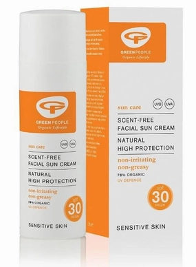 Green People Facial Sun Cream SPF30, 50 ml. Exp-12/25