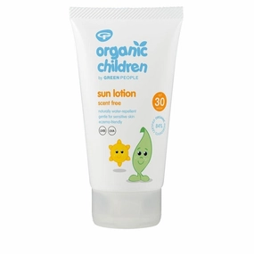Green People Organic Children Sun Lotion SPF30 - Scent Free, 150 ml Exp-12/25