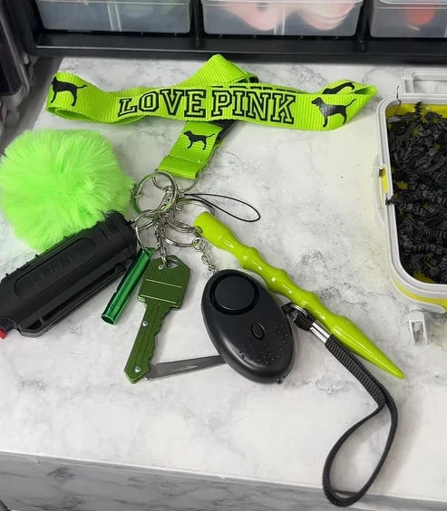 Green VS(Love Pink) Mini Suitcase Bundle