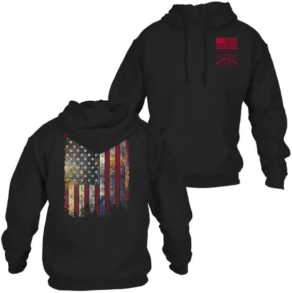 Grunt Style Red Blood Blue Collar Men's Pullover Hoodie
