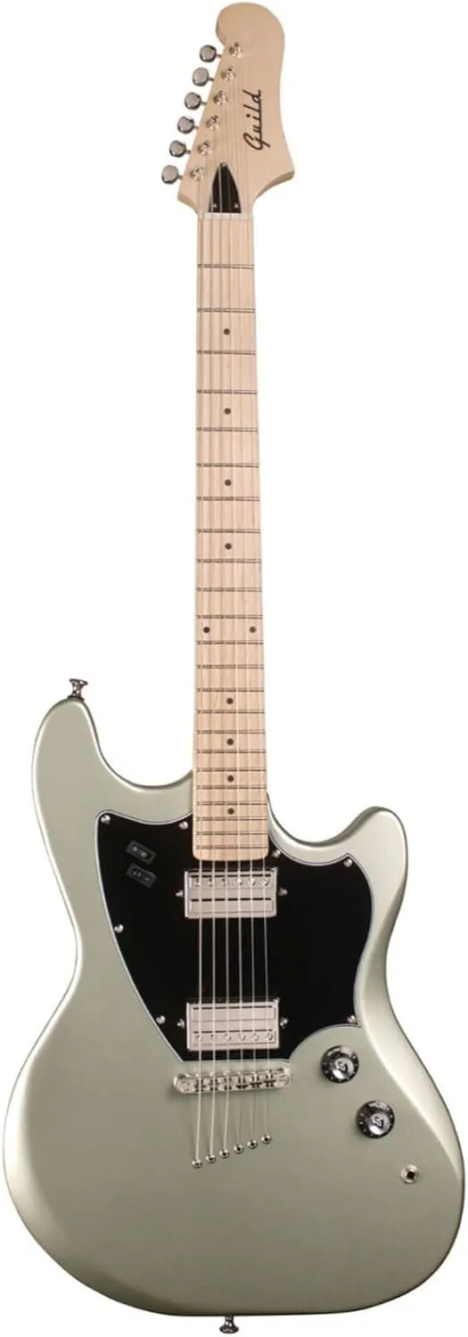Guild 6 String Surfliner HH Solid Body Electric Guitar Canyon Dusk-Classic Styling with Modern Features, Rocker Pickup System with Master Volume, Tone Control and 2 Switches, Right, (379-1630-864)