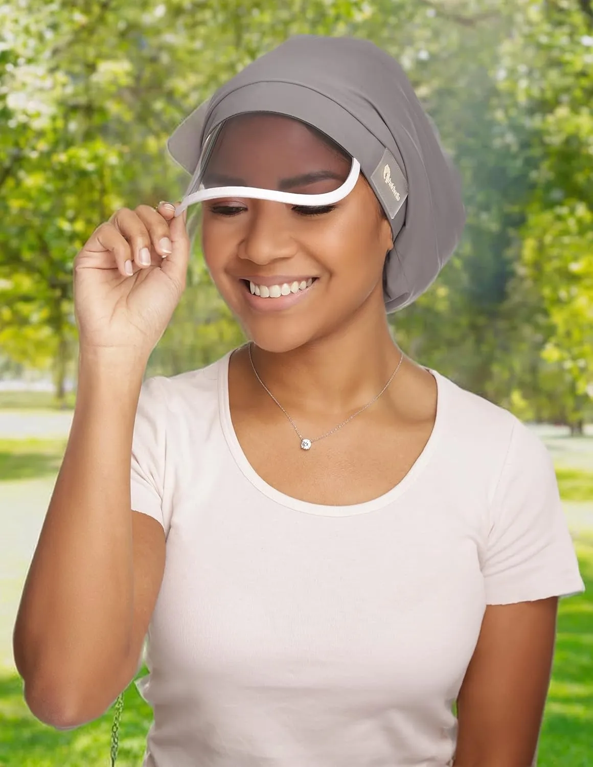 Hairbrella 100% Waterproof Rain Hats for Women, Satin Lined Caps, Full Hair Coverage, Packable Travel Accessory