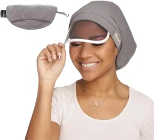 Hairbrella 100% Waterproof Rain Hats for Women, Satin Lined Caps, Full Hair Coverage, Packable Travel Accessory