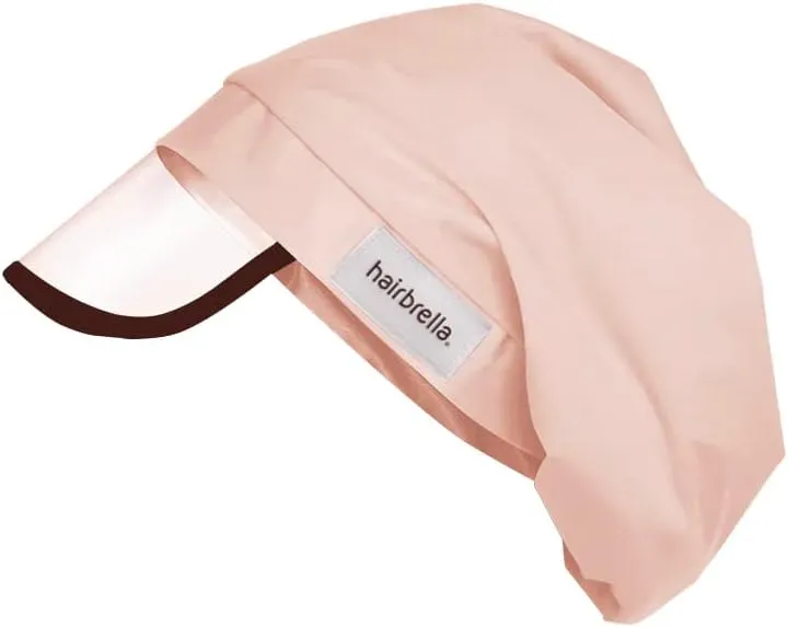 Hairbrella 100% Waterproof Rain Hats for Women, Satin Lined Caps, Full Hair Coverage, Packable Travel Accessory